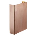 Nowoczesny kinkiet zewnętrzny Fold 15 Led miedź NORDLUX