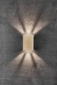 Nowoczesny kinkiet zewnętrzny Fold 10 Led mosiądz NORDLUX