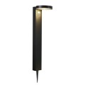 Lampa ogrodowa led solarna Rica Round z czujnikiem ruchu kolor czarny NORDLUX bok