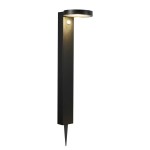 Lampa ogrodowa led solarna Rica Round z czujnikiem ruchu kolor czarny NORDLUX