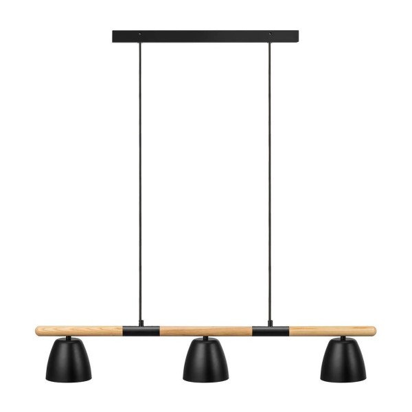 Lampa wisząca Theo drewno jesion metal NORDLUX