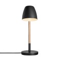 Lampa lampka nocna do sypialni lampa stołowa Theo drewno jesion metal NORDLUX