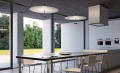 Duża lampa sufitowa wisząca Dot 800 mosiądz Led ze ściemniaczem LUMINA