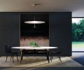 Duża lampa sufitowa wisząca Dot 800 mosiądz Led ze ściemniaczem LUMINA