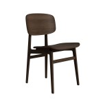 Krzesło drewniane NY11 dąb Dark Smoked - Norr11