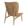 Fotel drewniany tapicerowany Elephant Lounge, Natural Camel - NORR11