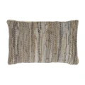 Poduszka skórzana ozdobna 30x50 Raw Beige POMAX