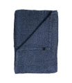 Niebieska narzuta na łóżko 260x260 Dani Indigo Oeko-Tex Gots HIMLA