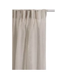 Linen voile curtain beige 140x290 Skylight Fog 1 pcs - Himla