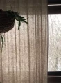 Linen curtains on tape 140x250 natural Sunshine Premium Natural 1 pcs - Himla