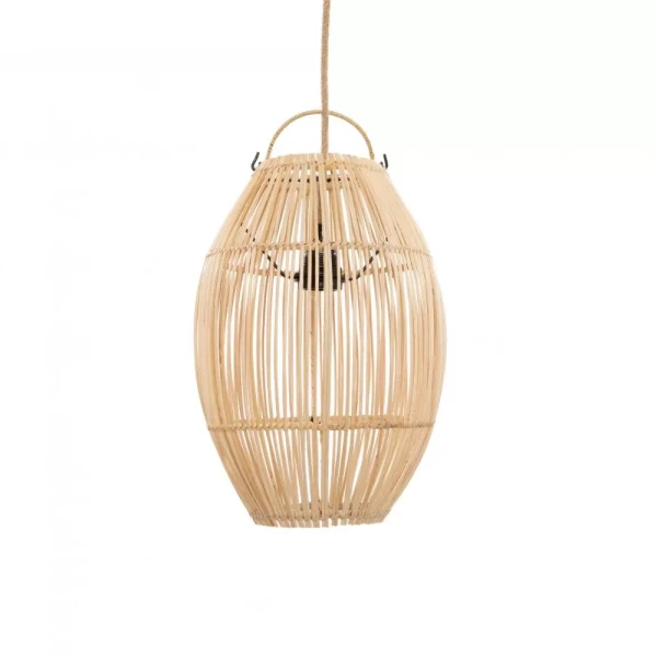 Abażur do lampy wiszącej z rattanu Zuri-S - Bazar Bizar