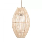 Abażur do lampy wiszącej z rattanu Zuri-L - Bazar Bizar