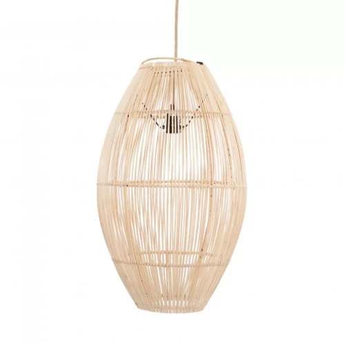 Abażur do lampy wiszącej z rattanu Zuri-L BAZAR BIZAR