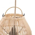 Abażur do lampy wiszącej z rattanu Zuri-L BAZAR BIZAR
