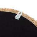 Palmaree 60 decorative mirror raffia - Bazar Bizar