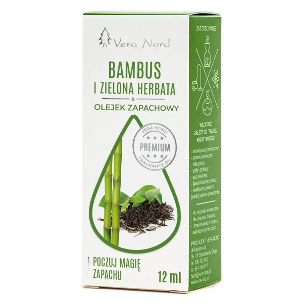Bamboo with green tea fragrance oil 12 ml - Vera Nord