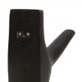 Black teak clothes hook - Bazar Bizar