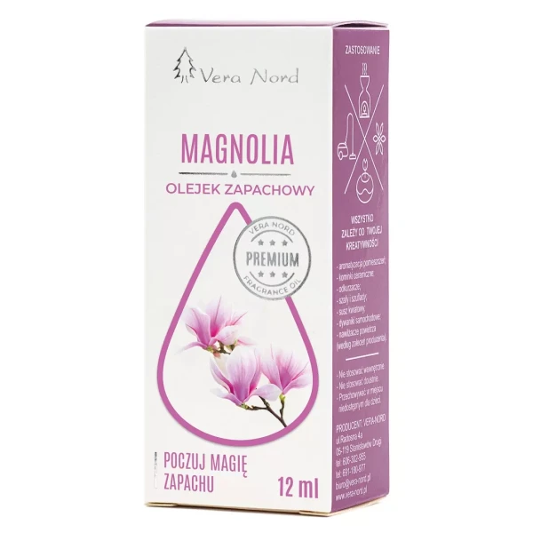 Olejek magnoliowy 12 ml olejek zapachowy VERA NORD