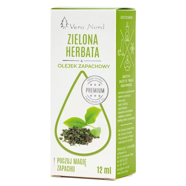 Green tea oil 12 ml fragrance oil - Vera Nord