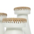 White modern candleholder Etty M terracotta - Bazar Bizar