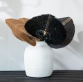 Grey terracotta decorative vase Peaky M - Bazar Bizar