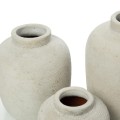 Grey terracotta decorative vase Peaky L - Bazar Bizar