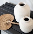 Grey terracotta decorative vase Peaky L - Bazar Bizar