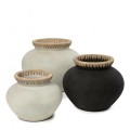 Black vase jar Styly M - Bazar Bizar