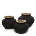 Black vase jar Styly M - Bazar Bizar
