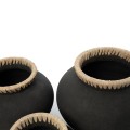 Black vase jar Styly M - Bazar Bizar