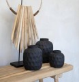 Black modern terracotta vase Trendy S - Bazar Bizar