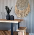 Black modern terracotta vase Trendy M - Bazar Bizar