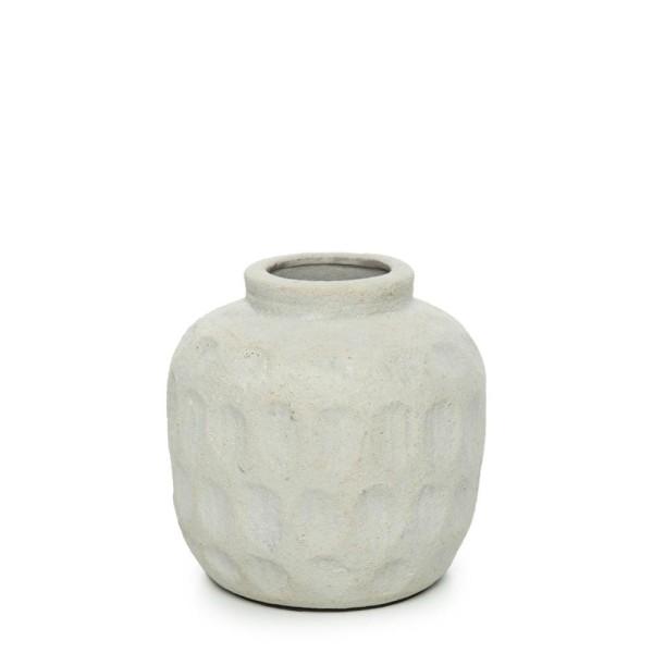 Grey modern terracotta vase Trendy S - Bazar Bizar