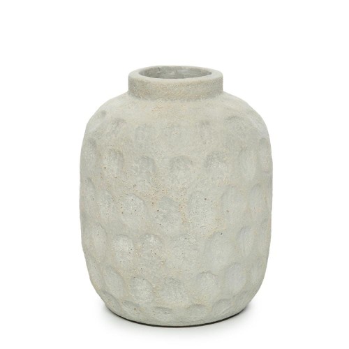 Grey modern terracotta vase Trendy L - Bazar Bizar