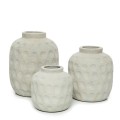 Grey modern terracotta vase Trendy L - Bazar Bizar