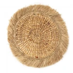 Placemat water hyacinth and raffia - Bazar Bizar