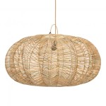 Duży abażur do lampy wiszącej rattanowy Cerise BAZAR BIZAR