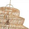 Rattan pendant lampshade Boho Shapes - Bazar Bizar