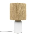 Lampa stołowa podstawa biała terakota BAZAR BIZAR