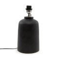 Table lamp with black terracotta base - Bazar Bizar