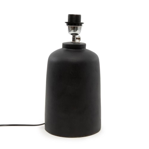 Lampa stołowa podstawa czarna terakota BAZAR BIZAR