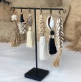 Keychain Raffia Cowrie Shell - Bazar Bizar