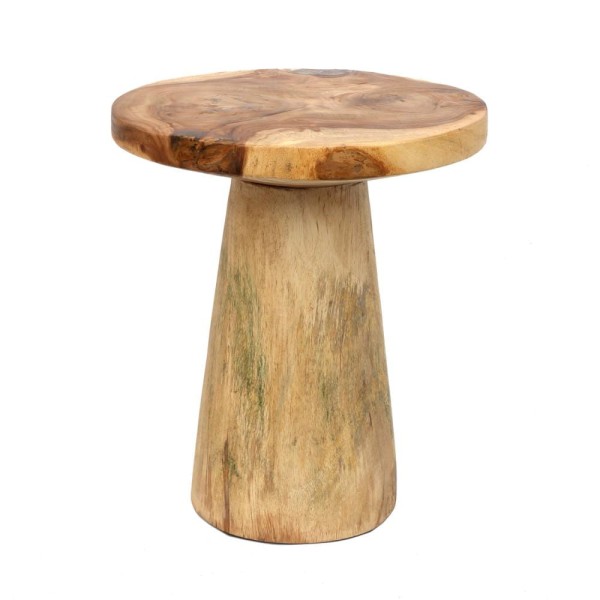 Stolik do salonu sypialni Timber Conic Natural BAZAR BIZAR