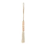 Chwost zawieszka Shell Cotton Tassel Pink BAZAR BIZAR