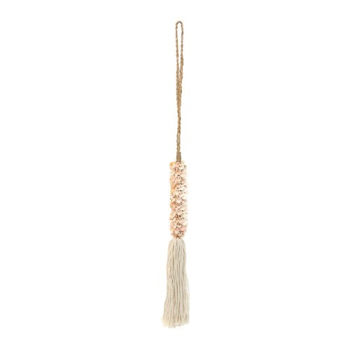 Chwost zawieszka Shell Cotton Tassel Pink BAZAR BIZAR