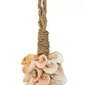 Chwost zawieszka Shell Cotton Tassel Pink BAZAR BIZAR