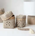 Chwost zawieszka Cowrie Cotton Tassel Natural BAZAR BIZAR