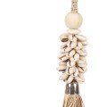 Chwost zawieszka Cowrie Raffia Tassel Natural BAZAR BIZAR