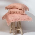 Pink decorative pillow Sil 60x60 cotton - Bazar Bizar