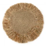 Podkładka pod talerz z rafii Crochet Raffia BAZAR BIZAR